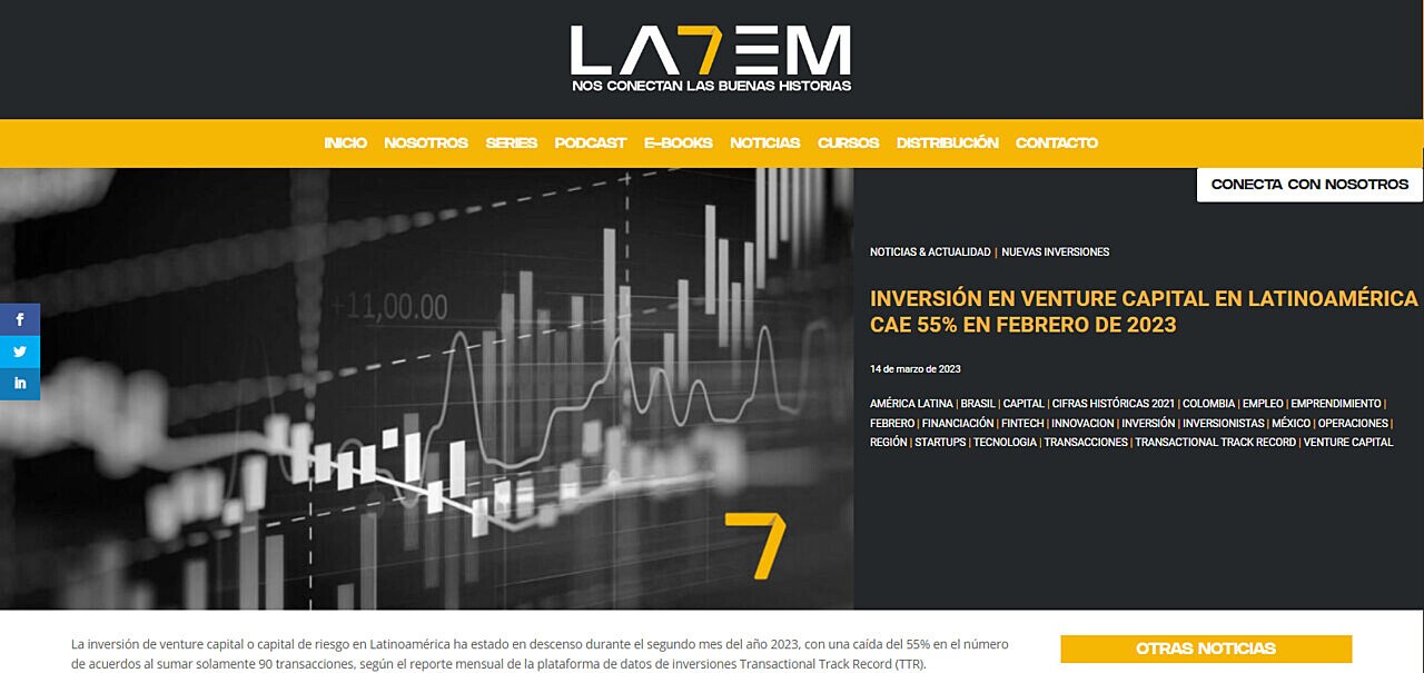 Inversin en Venture Capital en Latinoamrica cae 55% en Febrero de 2023